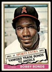 Bobby Bonds Baseball Cards 1976 Topps Traded Prices