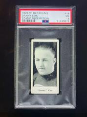 Danny Cox [Stamp Redemption] Hockey Cards 1923 V128 Paulin's Prices