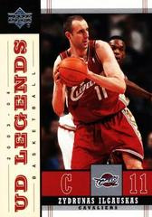 Zydrunas Ilgauskas #12 Basketball Cards 2003 Upper Deck Legends Prices