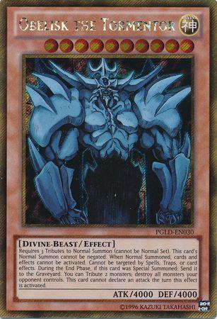 Obelisk the Tormentor PGLD-EN030 YuGiOh Premium Gold