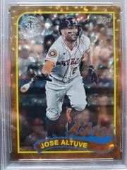 Jose Altuve [Gold Mega Box] #89B-27 Baseball Cards 2024 Topps 1989 Prices
