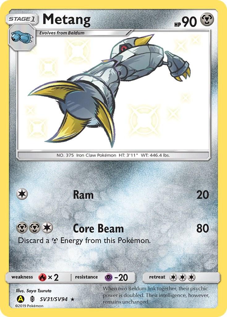 Metang #SV31 Pokemon Hidden Fates