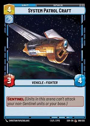 System Patrol Craft [Foil Hyperspace] #66 Star Wars Unlimited: Spark of Rebellion