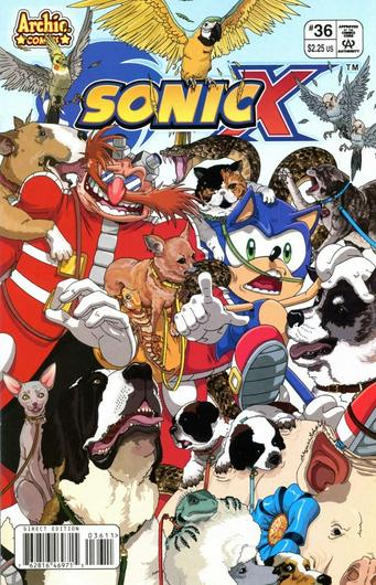 Sonic X #36 (2008) Cover Art
