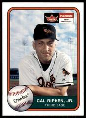 Cal Ripken Jr. #34 Baseball Cards 2001 Fleer Platinum Prices