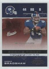 Ahmad Bradshaw #105 Football Cards 2007 Playoff Contenders Prices