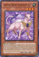 Crystal Beast Amethyst Cat [1st Edition] YuGiOh Legendary Collection 2: The Duel Academy Years Mega Pack Prices
