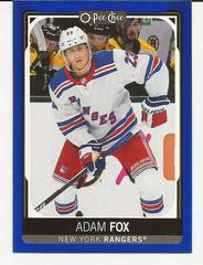 Adam Fox [Blue] Hockey Cards 2021 O Pee Chee Prices