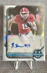 Brock Bowers [Lava Refractor] #BCPA-BB Football Cards 2021 Bowman University Chrome Autographs Prices