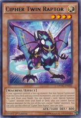 Cipher Twin Raptor YuGiOh Duelist Pack: Dimensional Guardians Prices
