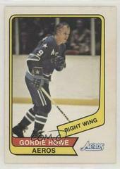 Gordie Howe #50 Hockey Cards 1976 O-Pee-Chee WHA Prices