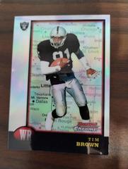 Tim Brown [Interstate] Football Cards 1998 Bowman Chrome Prices