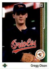 Gregg Olson Baseball Cards 1989 Upper Deck Prices