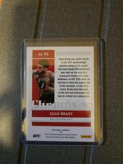 Back/Bio  | Sean Brady Ufc Cards 2022 Panini Chronicles UFC