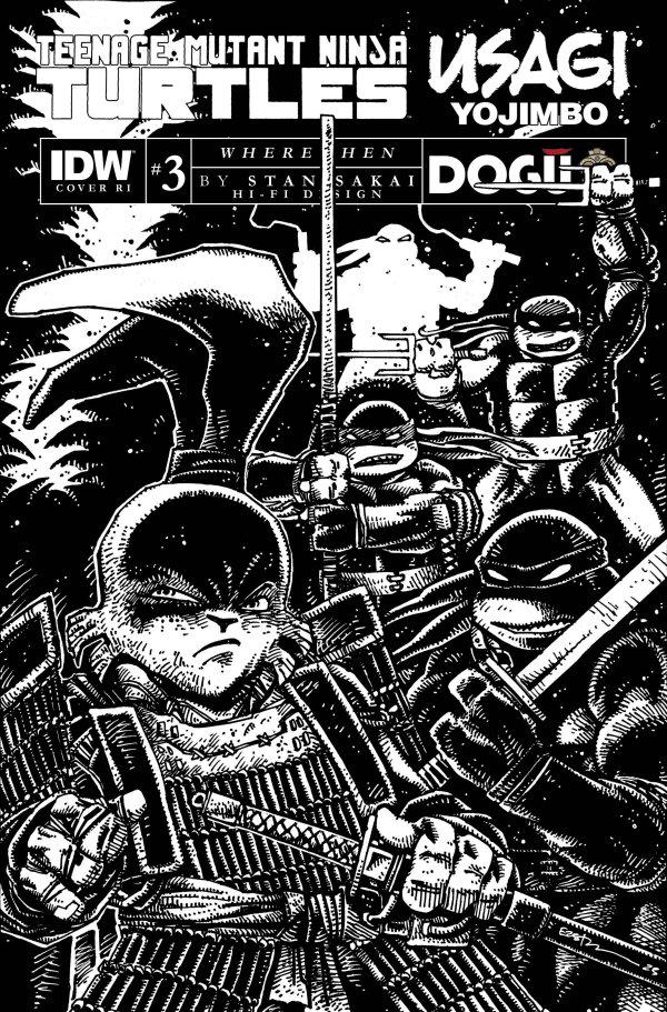 Teenage Mutant Ninja Turtles / Usagi Yojimbo: WhereWhen [Eastman Sketch] #3 (2023) Comic Books Teenage Mutant Ninja Turtles / Usagi Yojimbo: WhereWhen