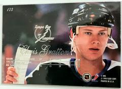Backside | Chris Gratton [Flair] Hockey Cards 1994 Fleer