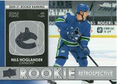 Nils Hoglander Hockey Cards 2021 Upper Deck Rookie Retrospective Prices