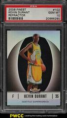 Kevin Durant [Refractor] Basketball Cards 2006 Finest Prices