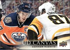 Connor McDavid Hockey Cards 2018 Upper Deck Canvas Prices