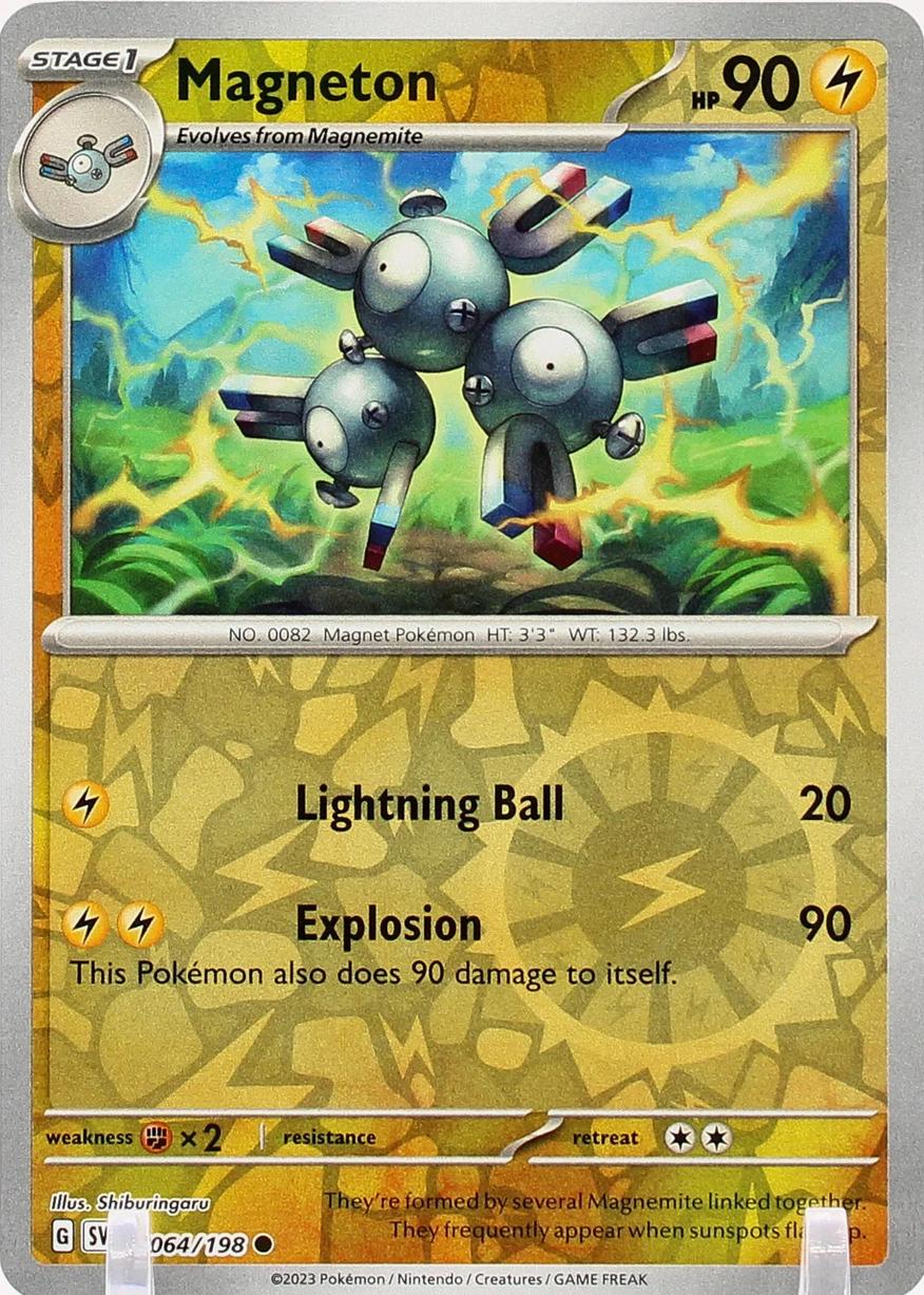 Magneton [Reverse Holo] #64 Pokemon Scarlet & Violet