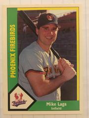 Mike Laga #21 Baseball Cards 1990 CMC Phoenix Firebirds Prices