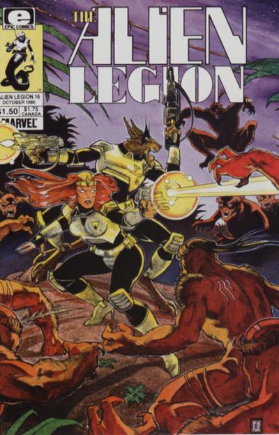 Alien Legion #16 (1986) Comic Books Alien Legion