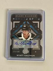 Wyatt Kalynuk [Pure Black Signature] Hockey Cards 2021 Upper Deck Black Diamond Rookie Gems Prices