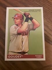 Adam Dunn #1 Baseball Cards 2009 Upper Deck Goudey Prices