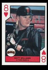 Matt Williams [Eight of Hearts] Baseball Cards 1990 U.S. Playing Card All Stars Prices