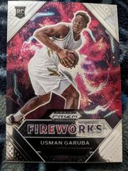 Usman Garuba Basketball Cards 2021 Panini Prizm Draft Picks Fireworks Prices