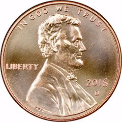 2016 D Coins Lincoln Shield Penny Prices