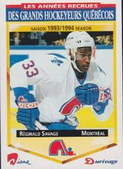 Réginald Savage #23 Hockey Cards 1993 Score Durivage Prices
