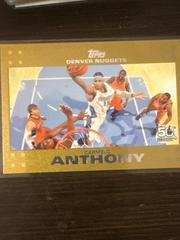 Carmello Anthony #15 Basketball Cards 2007 Topps 50th Anniversary Prices