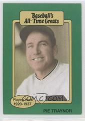 Pie Traynor Baseball Cards 1987 Hygrade All Time Greats Prices