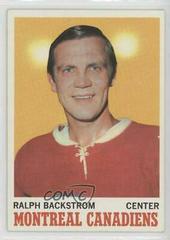 Ralph Backstrom Hockey Cards 1970 Topps Prices