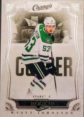 Wyatt Johnston #C-7 Hockey Cards 2022 Upper Deck Champs Rookies Prices