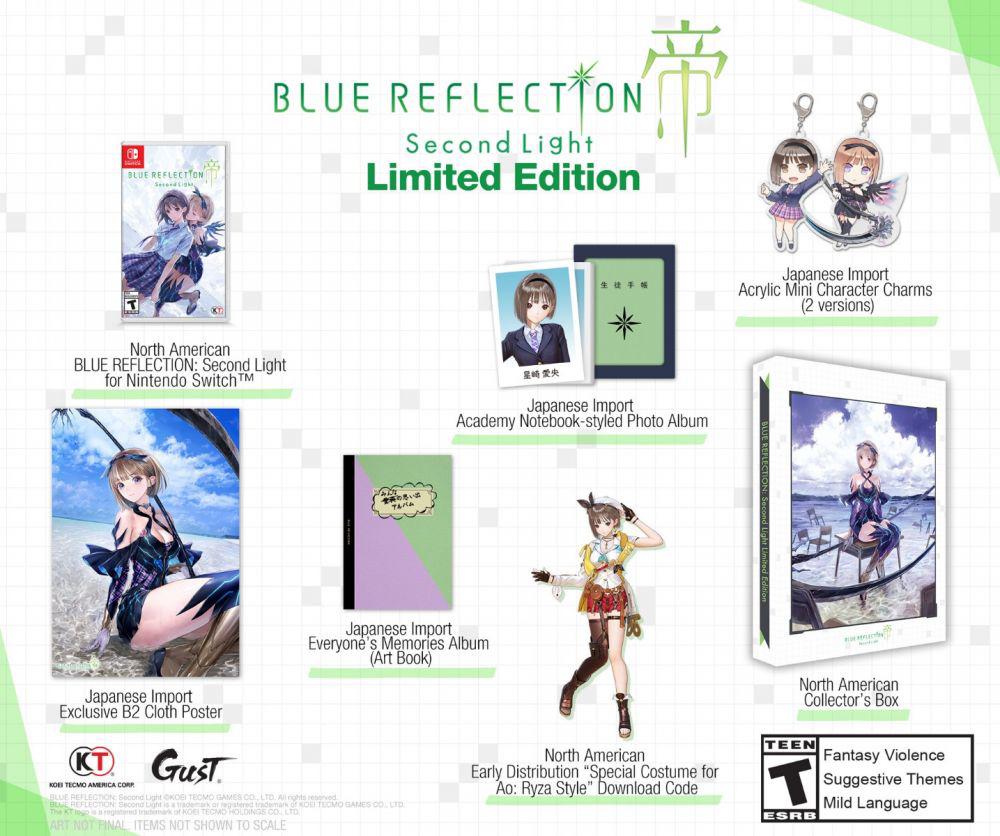 Blue Reflection Second shops Light Limited Edition for Nintendo Switch