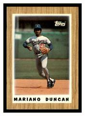 Mariano Duncan Baseball Cards 1987 Topps Mini League Leaders Prices