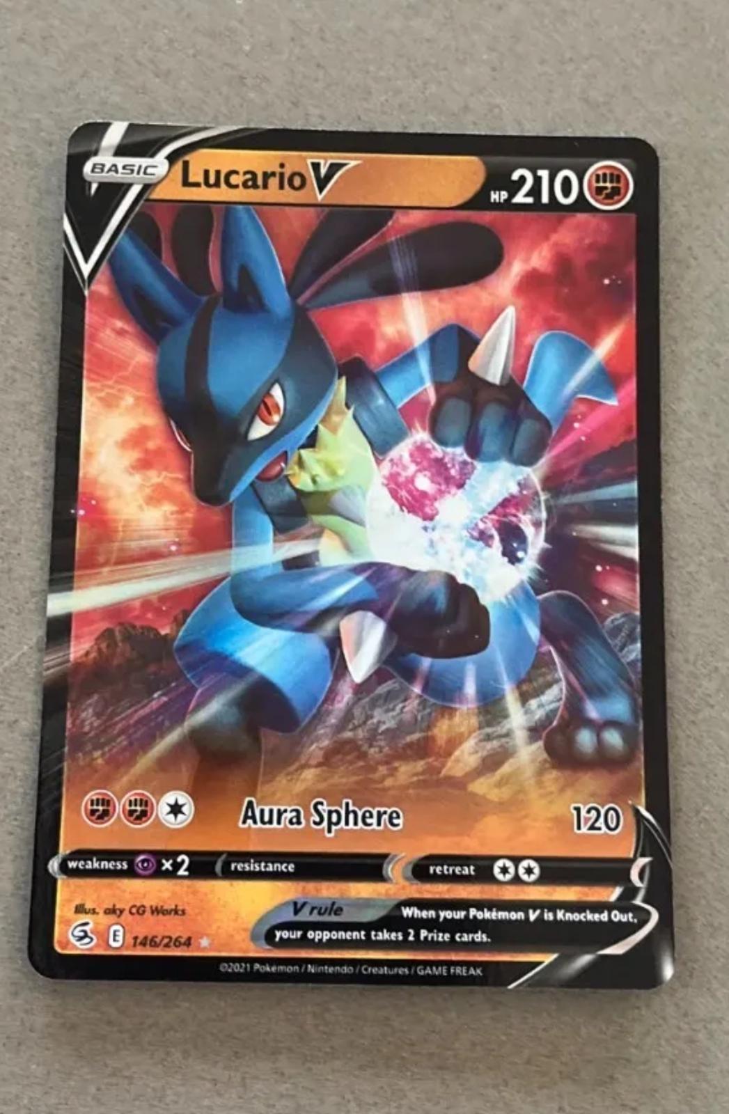 Lucario V | Ungraded | Pokemon Fusion Strike