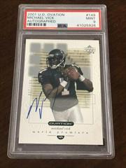 Michael Vick [Autograph] #149 Football Cards 2001 Upper Deck Ovation Prices