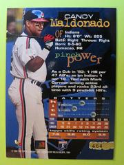 Reverse | Candy Maldonado Baseball Cards 1994 Stadium Club