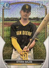 Ethan Salas [Mega Box Mojo Refractor] Baseball Cards 2023 Bowman Chrome Prospects Prices