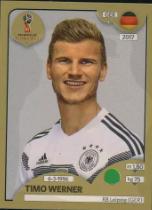 Timo Werner [Gold] #451 Soccer Cards 2018 Panini World Cup Stickers Prices
