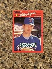 Nolan Ryan Topps 5000 Strikeouts baseball card (Perfect Conditon)