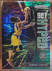 Candace Parker [Green Pulsar] Basketball Cards 2021 Panini Prizm WNBA Get Hyped Prices