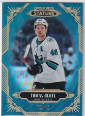 Tomas Hertl [Blue] Hockey Cards 2020 Upper Deck Stature Prices