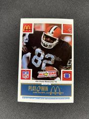 Ozzie Newsome Football Cards 1986 McDonald's All Stars Prices