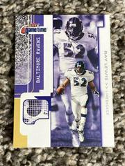 Ray Lewis #5 Football Cards 2001 Fleer Game Time Prices