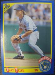 Billy Bates [Error Card] #608 Baseball Cards 1990 Score Prices