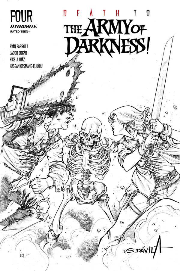 Death to the Army of Darkness [Davila Black White] #4 (2020) Comic Books Death to the Army of Darkness